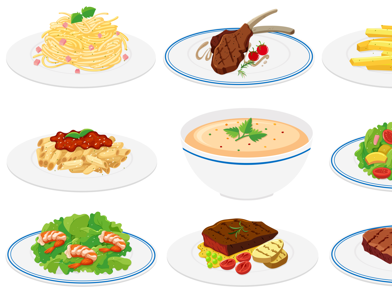 Food Illustration by Ahsan on Dribbble