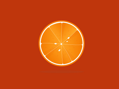 Slice Of Orange fruit illustration orange slice vector
