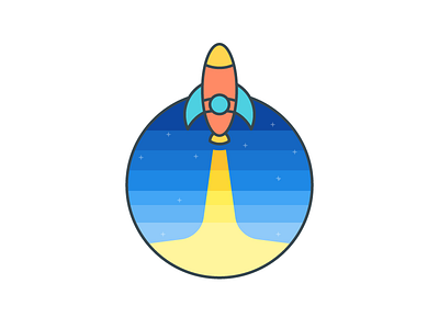 Spacecraft 7daystocreate illustration launch outerspace rocket space spacecraft vector