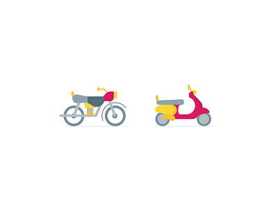 What's your pick? bike icon illustration motorcycle ride road scooter vector vehicles