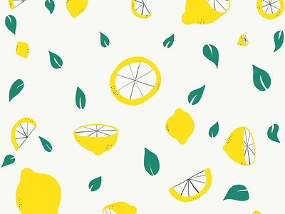 When life gives you lemon... fruit illustration leaves lemon limon summer
