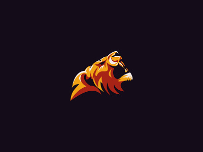 Lion Head Logo animation branding design icon illustration logo vector