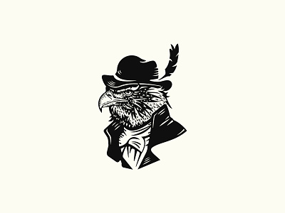 Eagle Aristocrat In A Hat Logo