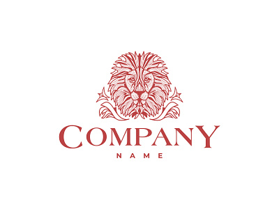 Leo Is The King Of Nature Logo animation branding design illustration logo vector