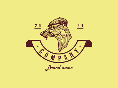 Dog In A Cap Logo animation branding design illustration logo vector