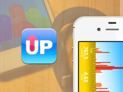 Up By Jawbone app hd icon iphone jawbone up