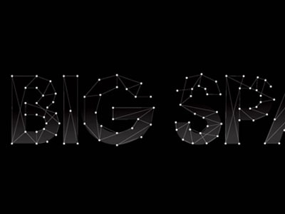 dots, lines, and fades typography illustration