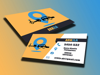 Arkila Business Card business card design businesscard card