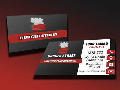 Burger Street Business Card