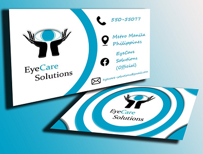 Eye Care Solution Business Card business card design businesscard card