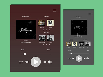 Music Player #DailyUi - 09 app app design music player