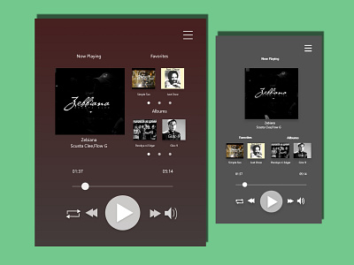 Music Player #DailyUi - 09