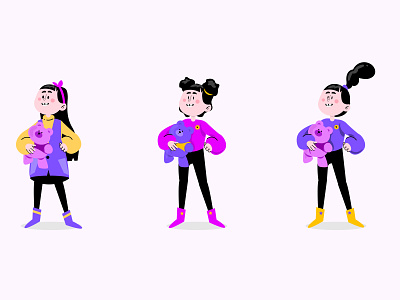 A teen girl character design art character design digital girl illustration teen vector