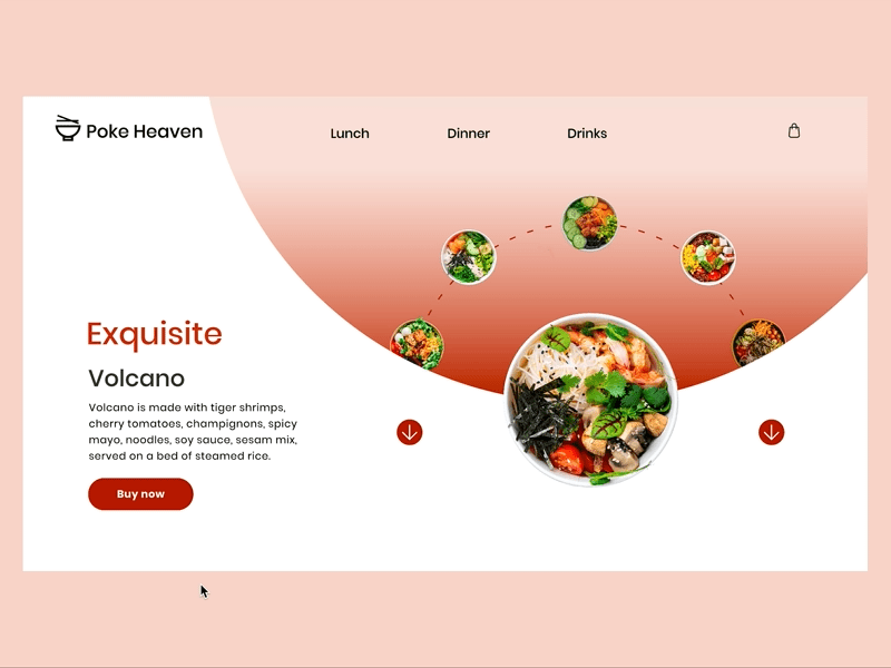 Food Website Design