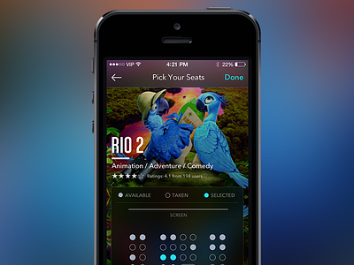 Cinema App - iOS7