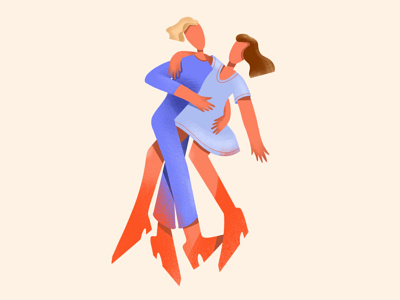 Dancing couples 3 characterdesign dancing girl illustration people illustration