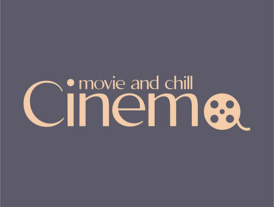 logo cinema design illustration logo