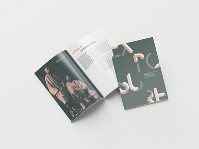 Exposure Exhibition 2020, Brochure brochure design cover design design editorial soft colours sophisticated typography