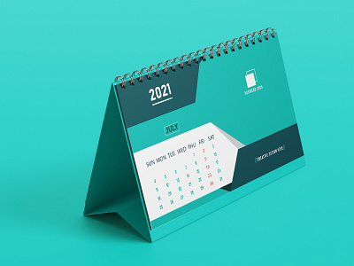 Desk calendar design high resolution