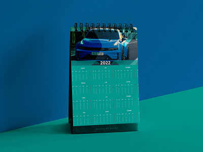 wall calendar design 2022 syan color