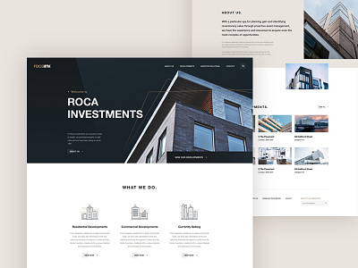 RI Full Design building design experience icons investment management property real estate ui web