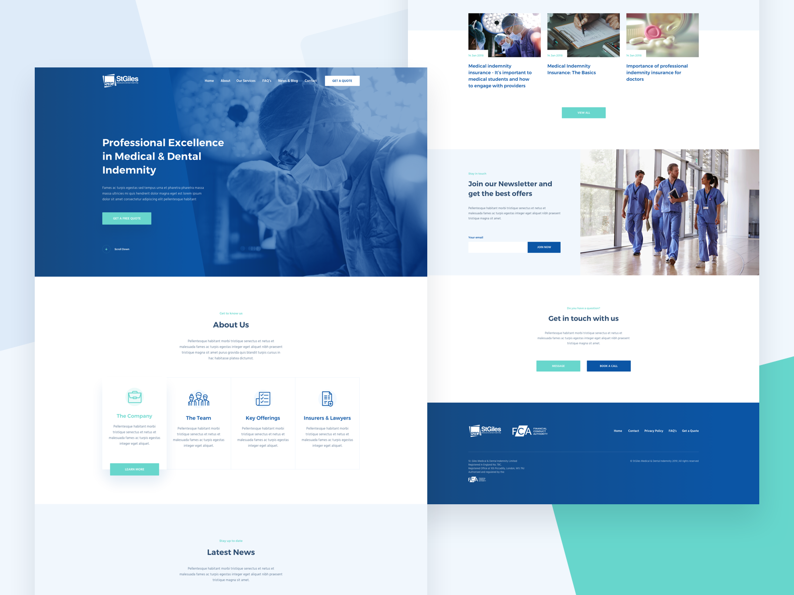 M&d Indemnity Desktop By Rafal Cyrnek On Dribbble