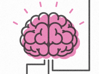Brain booklet brain head illustration mind