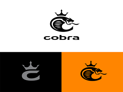 Cobra Golf Logo Proposal brand branding cobra crown golf golfer golfing king king cobra snake snake logo venom viper