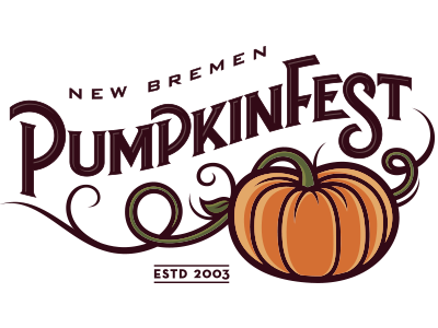 Pumpkinfest custom fall illustration logo ohio pumpkin pumpkinfest typography