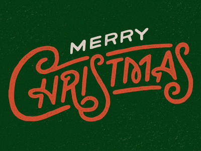 Merry Christmas christmas custom holiday merry seasons type typography