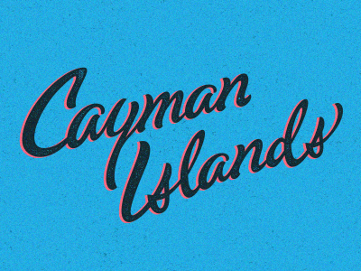 Cayman Type cayman cursive custom islands neon retro script type typography vintage