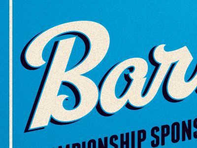 Custom Barista Type barista blue brochure custom design font graphic illustration logo texture type typography