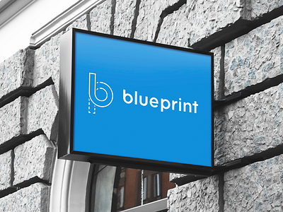 BluePrint Logo blueprint brand brandmark identity logo symbol