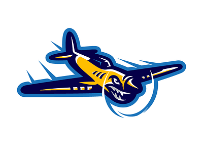 The Flyers airplane design flyer flyers logo mascot plane school sports team