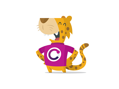 Cheetah Mascot branding character cheetah illustration mascot spots tail