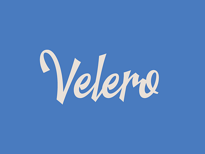 Velero: Catalina 315 - Option 2 font hand lettering lettering script type typography vector