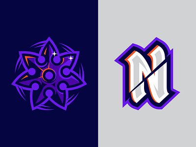 Esports Logo Continued badge brand customtype esports gamer gaming identity identitysystem logo logodesign ninja ninjas sports type