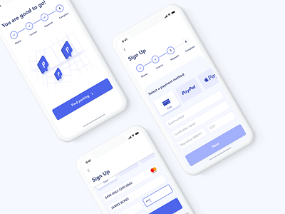 parkly app sign in app app design car confirmation ios mobile navigation parking payment sign in ui user interface ux