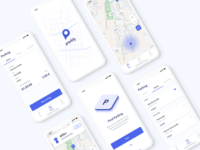 parkly app mobile design