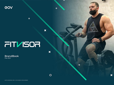 Fitvisor | BrandBook art branding design fitness graphic design gym health illustration illustrator logo media sport