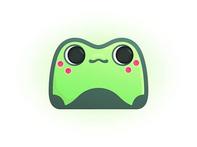 Logo for Froggy Frog Games (indie game developers) animal animals branding colorful design freelance frog games green illustration illustrator logo vector