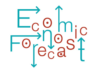 economic forecast arrows banking blue economic forecast economics economy forecast future identity red typography