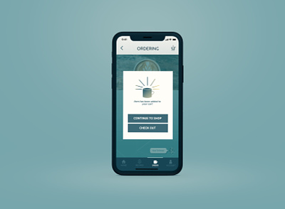 Modal mobile for Robusta coffee app