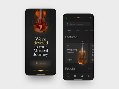 Fiddler Violin Store Mobile App