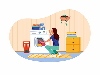 Illustration about house cleaning