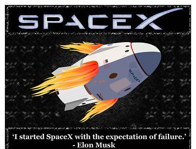 Space X Illustration design illustration spacex