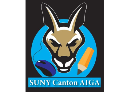 SUNY Canton AIGA - Logo branding design logo