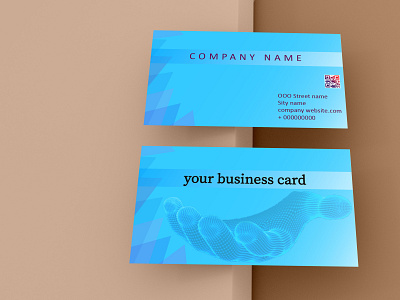 Business card дизайн типография