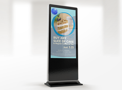 Toast ByThe Coast Promo-Board Digital Signage design digital signage