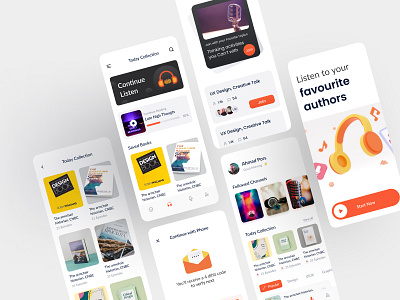Podcast Mobile App UI
